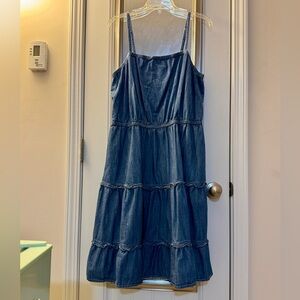 Lane Bryant Blue Denim Dress